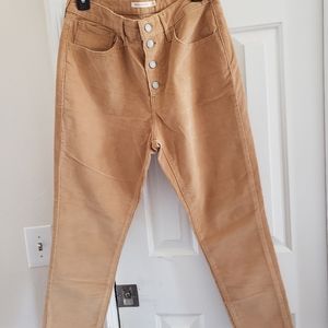 Levis corduroy high waist pants